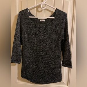 Reitmans Knit Gray Sweater